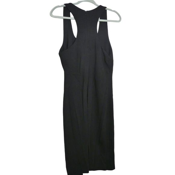 Boston Proper‎ Women's Black Stretch Bodycon Dress Size 12 Cocktail Party - Picture 2 of 7